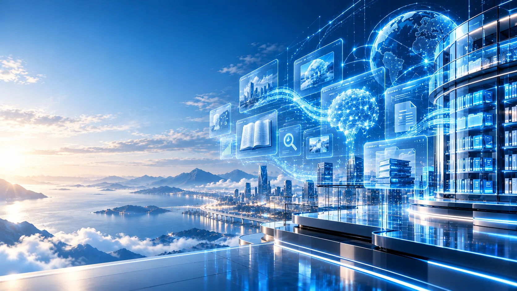 Digitales Wissensarchiv mit Suchfunktion, Dokumenten und KI-gestützter Recherche